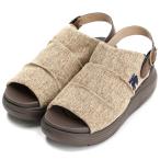 【人気商品再入荷！】moz 厚底 2way  ストラップ ギャザー サンダル