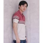 [HANGTEN/ рукоятка тонн ]s Rav небо . panel принт Polo 