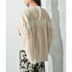 キャンブリックバックギャザー刺繍