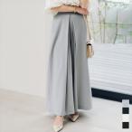 【星玲奈さんコラボアイテム】フロントタックハイウエストワイドパンツ