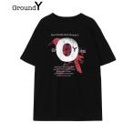 【Ground Y】COTTON JERSEY CROW T-SHIRT