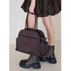 サイドポケットボックストートバッグ