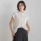 【WEB限定】コットンライクローンブラウス≪手洗い可能≫