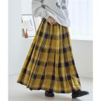 ショッピングチェック タータンチェックプリーツスカート