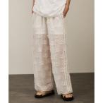 ショッピングSBS 【crinkle crinkle crinkle】別注3D刺繍サイドフリルパンツ