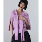 ショッピングラップ ラップストールコンビノースリーブプルオーバー