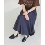 ショッピングローン 《手洗い可能》シルキーローンギャザースカート
