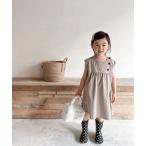 ショッピング韓国子供服 aimoha-KIDS- 韓国子供服　コットン無地ワンピース