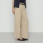 ( TALL размер ) натуральный полиэстер chino tuck брюки 