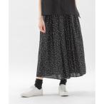 ショッピングローン ローン四角ドットプリントキュロット