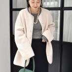 [ часть WEB ограничение ]( уборная возможность )NEW двусторонний боа блузон 