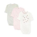 【オーガニック】アニマル刺しゅう2WAYオール