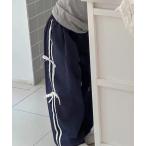 【-aimoha-KIDS-】リボンライン ワイドパンツ