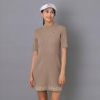 ワイドリブAラインニットワンピ