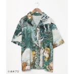 【カヤ】アロハシャツ（Mサイズ）《水木しげる》