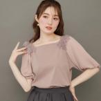 【マシンウォッシャブル・UVケア・接触冷感】ラグランレースドッキングカットソー