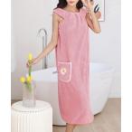 バスラップタオル　バスタオルワンピース バスローブ