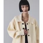 ショッピングサステナブル商品 【サステナブル】ポロニットリラックスカーディガン