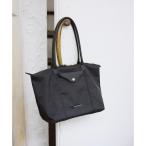 ナイロン×スプリットレザー カジュアルトートバッグ