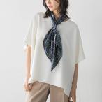 ショッピングスカーフ 【WEB限定】【manipuri】＜シルクスカーフ88＞ ドットビット