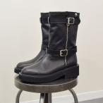 ショッピングエンジニア Fabio Rusconi◆4.5cmヒール◆ラウンドトウEVAソールエンジニアブーツ