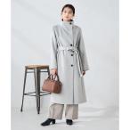 【2WAY】折り返しラペルロングコート