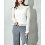 総レースハイネックプルオーバー