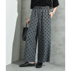 Ｐツイルフロッキードットパンツ