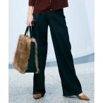 ショッピングスカル ウスカルデニムワイドストレート パンツ