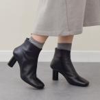 JVAM◆7cmヒール◆オブリークトウバックジップショートブーツ