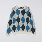 ショッピングアーガイル SHIPS: 12ゲージ アーガイル クルーネック ニット