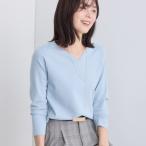 ショッピング秋 ＜秋SALE！＞【洗える】Vネックコンパクトニット
