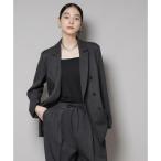 ストレッチサージチェックダブルジャケット(セットアップ可)