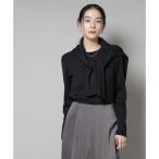 CICA＆UVカット加工クルーネックリブニット