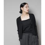 ショッピングcica CICA＆UVカット加工Vネックリブカーディガン