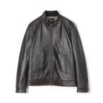 ショッピングレザージャケット スタンドカラーシングルライダース シープレザージャケット＜エイジング加工＞