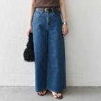 SHIPS Colors:〈洗濯機可能〉ワイド デニム◇