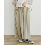 ショッピングガウチョパンツ サテンイージーガウチョパンツ