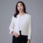 ショッピングセレモニー 【セットアップ可通勤スーツセレモニー】ツイードジャケット