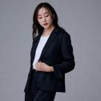 【洗えるスーツ／ストレッチ】ウール混ジャージ テーラードジャケット