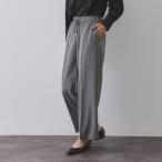 ショッピングワイドパンツ ウォームタッチ イージーワイドパンツ【洗濯機洗OKストレッチ】≪SS〜LL≫