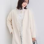 【秋／軽羽織り】ノーカラーミドル丈ライトコート