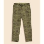 ストレッチコットンツイル　ポールブラウン　オーバーダイ　チノパンツ　Slim