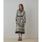 ショッピングオーナメント オーナメントフラワープリントワンピース