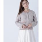 ラメツイードニットジャケット