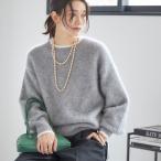 杢 フォックス カシミヤ クルーネック ニット プルオーバー