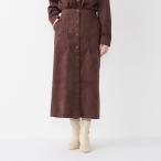 ショッピングcolors SHIPS Colors:フェイクスエード（ポリエステル）スカート◇