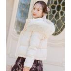 ショッピングファー ファー付きショートダウン