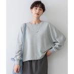 【洗える】シャイニーコットンテリー ドルマン スウェット