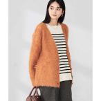 【WEB限定】Vネックシャギーニットカーディガン